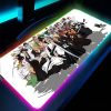 BLEACH Large RGB Mouse Pad Gaming Mousepads LED Mouse Mat Gamer Desk Mats Rubber Table Rug 14 - Anime Mouse Pad Shop