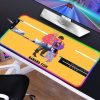 Banana Fish Mouse pad RGB PC Gamer Computer Laptop Anime Keyboard Mouse Mat Luminous Large Mousepad 1 - Anime Mouse Pad Shop