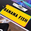 Banana Fish Mouse pad RGB PC Gamer Computer Laptop Anime Keyboard Mouse Mat Luminous Large Mousepad 10 - Anime Mouse Pad Shop