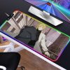 Banana Fish Mouse pad RGB PC Gamer Computer Laptop Anime Keyboard Mouse Mat Luminous Large Mousepad 15 - Anime Mouse Pad Shop