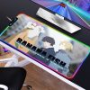 Banana Fish Mouse pad RGB PC Gamer Computer Laptop Anime Keyboard Mouse Mat Luminous Large Mousepad 17 - Anime Mouse Pad Shop