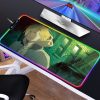 Banana Fish Mouse pad RGB PC Gamer Computer Laptop Anime Keyboard Mouse Mat Luminous Large Mousepad 2 - Anime Mouse Pad Shop