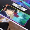 Banana Fish Mouse pad RGB PC Gamer Computer Laptop Anime Keyboard Mouse Mat Luminous Large Mousepad 20 - Anime Mouse Pad Shop