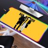 Banana Fish Mouse pad RGB PC Gamer Computer Laptop Anime Keyboard Mouse Mat Luminous Large Mousepad 5 - Anime Mouse Pad Shop