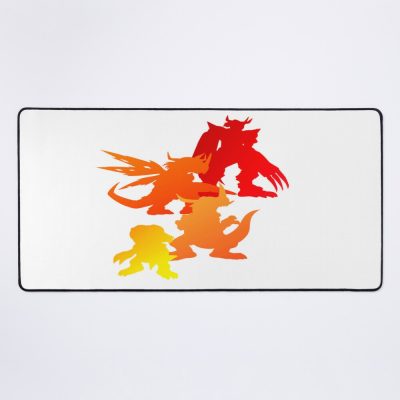 Augumon Digimon Evolution Silhouette Mouse Pad Official Anime Mouse Pad Merch