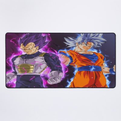 Goku Ultra Instinct And Vegeta Ultra Ego Mouse Pad Official Anime Mouse Pad Merch