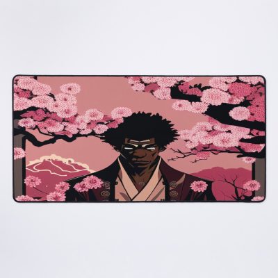 Cherry Blossom Afro Samurai Mouse Pad Official Anime Mouse Pad Merch