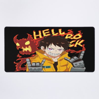 Hell Rock Shinra Mouse Pad Official Anime Mouse Pad Merch