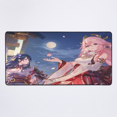 Raiden Shogun Yae Miko Mouse Pad Official Anime Mouse Pad Merch