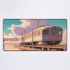 Retro Anime Style Old Japanese Train Mouse Pad Official Anime Mouse Pad Merch