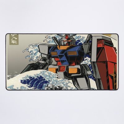 Hokusai Rx 78-2 Gundam Mouse Pad Official Anime Mouse Pad Merch