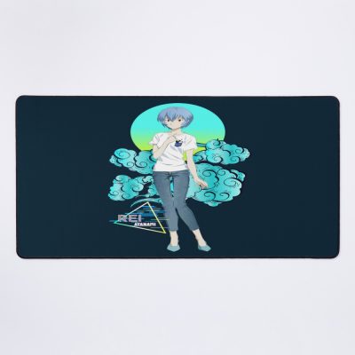 Rei Ayanami Casual - Retro Mouse Pad Official Anime Mouse Pad Merch