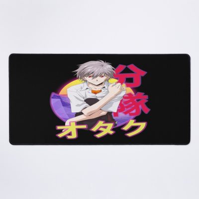 Kaworu Nagisa Neon Genesis Evangelion Shinseiki Evangerion Retro Sunset Design Mouse Pad Official Anime Mouse Pad Merch