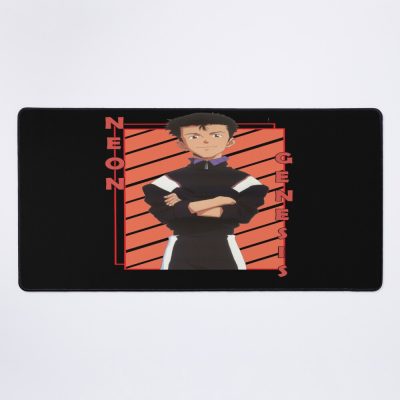 Toji Suzuhara Neon Genesis Evangelion Shinseiki Evangerion Color Stripe Design Mouse Pad Official Anime Mouse Pad Merch