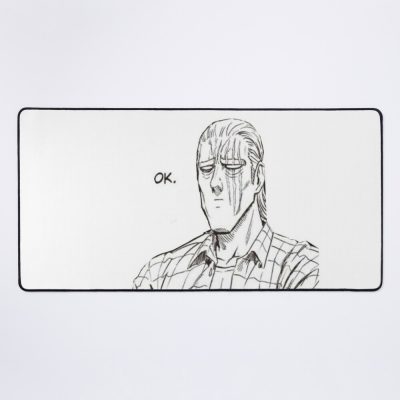 King Ok One Punch Man Mouse Pad Official Anime Mouse Pad Merch