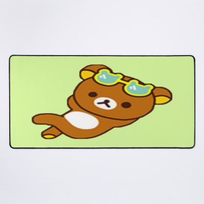 Brown Bear Kilakkuma Relax And Chill Mouse Pad Official Anime Mouse Pad Merch