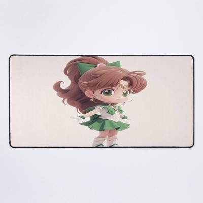 Kawaii 3D Sailor Jupiter, Sailor Scout, Chibi Figure, 3D Sticker Mouse Pad Official Anime Mouse Pad Merch