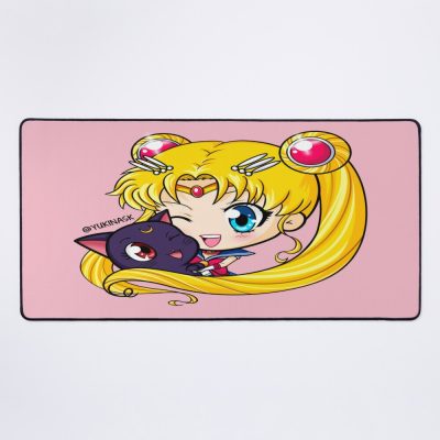 Sailor Moon And Luna Mouse Pad Official Anime Mouse Pad Merch