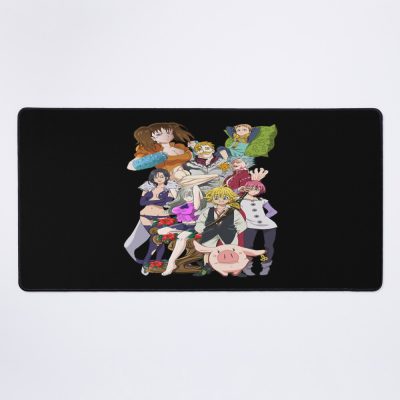 Seven Deadly Sins Anime Team - Tshirt Mouse Pad Official Anime Mouse Pad Merch