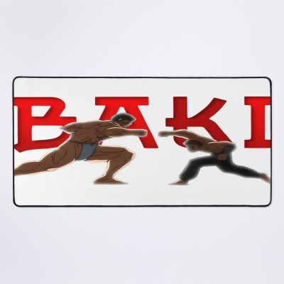 Baki Vs Hanayama Mouse Pad Official Anime Mouse Pad Merch