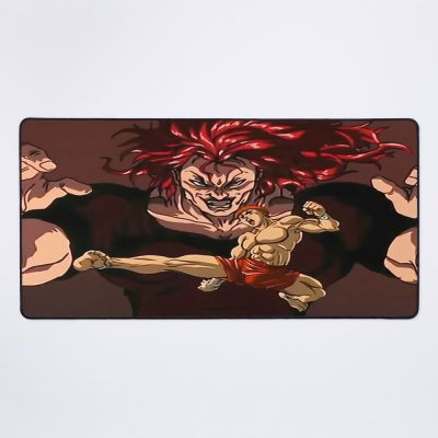 Yujiro Vs Baki Mouse Pad Official Anime Mouse Pad Merch