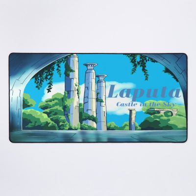 Laputa Castle In The Sky, Hidden Landscape Mouse Pad Official Anime Mouse Pad Merch