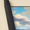 House Above The Clouds - A Dreamy Anime Artwork Mouse Pad Official Anime Mouse Pad Merch