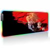 Anime Mouse Pad Rgb Hunter X Hunter Laptop Accessories Gaming Mousepad Gamer Keyboard Mat Deskmat Desk 11 - Anime Mouse Pad Shop