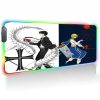 Anime Mouse Pad Rgb Hunter X Hunter Laptop Accessories Gaming Mousepad Gamer Keyboard Mat Deskmat Desk 4 - Anime Mouse Pad Shop