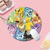 BANDAI Pokemon Small Round Kawaii Cartoon Anime Gaming Mouse Pad Keyboard Mouse Mats Deskpad Girls Writing 13 - Anime Mouse Pad Shop