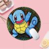 BANDAI Pokemon Small Round Kawaii Cartoon Anime Gaming Mouse Pad Keyboard Mouse Mats Deskpad Girls Writing 4 - Anime Mouse Pad Shop