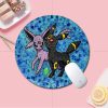 BANDAI Pokemon Small Round Kawaii Cartoon Anime Gaming Mouse Pad Keyboard Mouse Mats Deskpad Girls Writing 5 - Anime Mouse Pad Shop