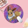 BANDAI Pokemon Small Round Kawaii Cartoon Anime Gaming Mouse Pad Keyboard Mouse Mats Deskpad Girls Writing 6 - Anime Mouse Pad Shop