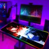 Large RGB Anime Death Note Mouse Pad Xxl Speed Gaming Computer Accessories Mousepad LED Gamers Keyboard 10 - Anime Mouse Pad Shop