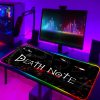 Large RGB Anime Death Note Mouse Pad Xxl Speed Gaming Computer Accessories Mousepad LED Gamers Keyboard - Anime Mouse Pad Shop