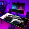 Large RGB Anime Death Note Mouse Pad Xxl Speed Gaming Computer Accessories Mousepad LED Gamers Keyboard 2 - Anime Mouse Pad Shop