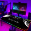 Large RGB Anime Death Note Mouse Pad Xxl Speed Gaming Computer Accessories Mousepad LED Gamers Keyboard 5 - Anime Mouse Pad Shop