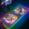 Mousepad Rgb Mouse Pad Xxl JOJO Keyboard Pc Gamer Desk Mat Gaming Accessories Cabinet Mats Anime - Anime Mouse Pad Shop