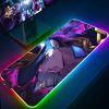 Mousepad Rgb Mouse Pad Xxl JOJO Keyboard Pc Gamer Desk Mat Gaming Accessories Cabinet Mats Anime 14 - Anime Mouse Pad Shop