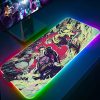 Mousepad Rgb Mouse Pad Xxl JOJO Keyboard Pc Gamer Desk Mat Gaming Accessories Cabinet Mats Anime 16 - Anime Mouse Pad Shop