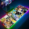 Mousepad Rgb Mouse Pad Xxl JOJO Keyboard Pc Gamer Desk Mat Gaming Accessories Cabinet Mats Anime 7 - Anime Mouse Pad Shop