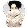 Anime Attack on Titan 3D Silicone Mousepad Mikasa Eren Levi Hange Annie Wrist Support Mouse Pad 1 - Anime Mouse Pad Shop