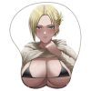 Anime Attack on Titan 3D Silicone Mousepad Mikasa Eren Levi Hange Annie Wrist Support Mouse Pad - Anime Mouse Pad Shop