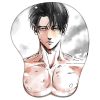 Anime Attack on Titan 3D Silicone Mousepad Mikasa Eren Levi Hange Annie Wrist Support Mouse Pad 5 - Anime Mouse Pad Shop