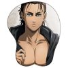 Anime Attack on Titan 3D Silicone Mousepad Mikasa Eren Levi Hange Annie Wrist Support Mouse Pad 9 - Anime Mouse Pad Shop