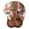 Bakugou Katsuki My Hero Academia 3D Mouse Pad Anime Wrist Rest Silicone Sexy Creative Gaming Mousepad 1 - Anime Mouse Pad Shop