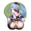 Genshin Impact nilou ganyu mona sexy ass mousepad with wrist rest 3D big butt anime kawaii 4 - Anime Mouse Pad Shop